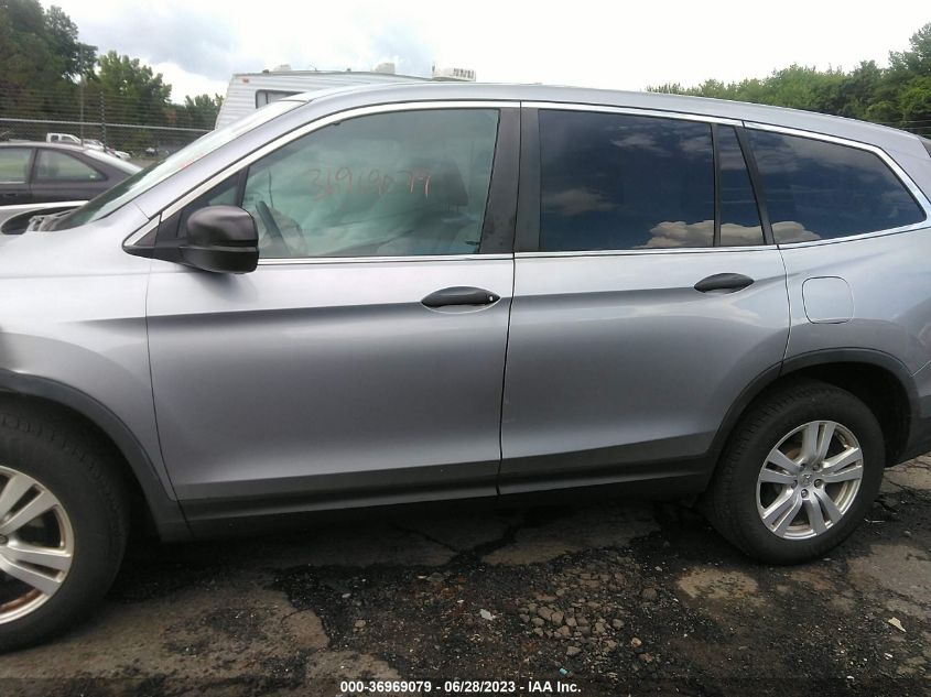 2018 HONDA PILOT LX - 5FNYF6H15JB047951