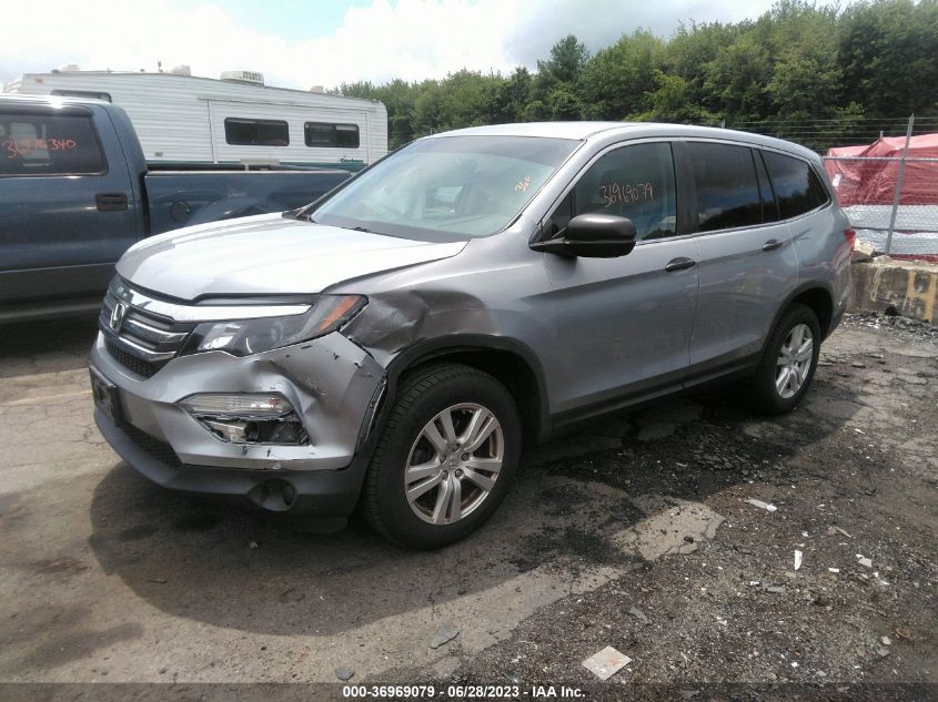 2018 HONDA PILOT LX - 5FNYF6H15JB047951