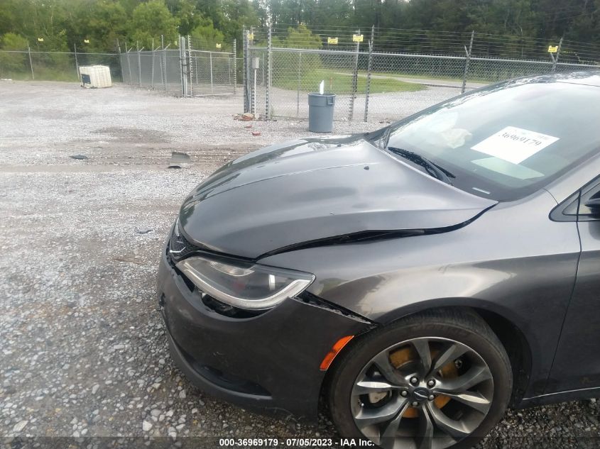 2015 CHRYSLER 200 S - 1C3CCCBGXFN516186