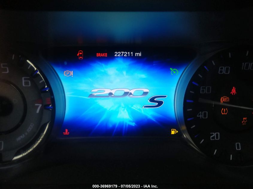 2015 CHRYSLER 200 S - 1C3CCCBGXFN516186