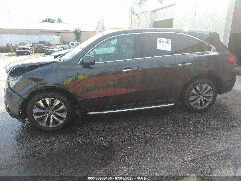 2014 ACURA MDX TECH PKG - 5FRYD4H45EB017924