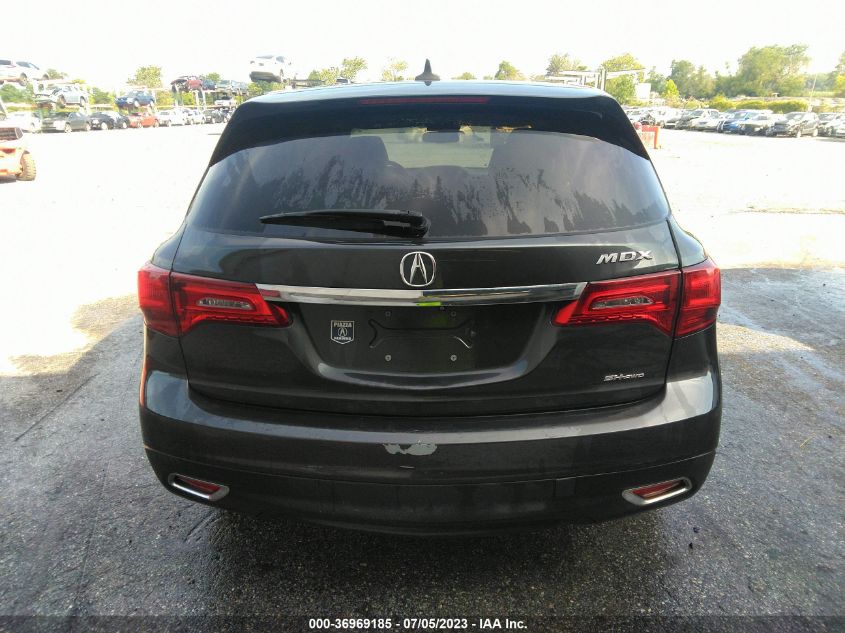 2014 ACURA MDX TECH PKG - 5FRYD4H45EB017924