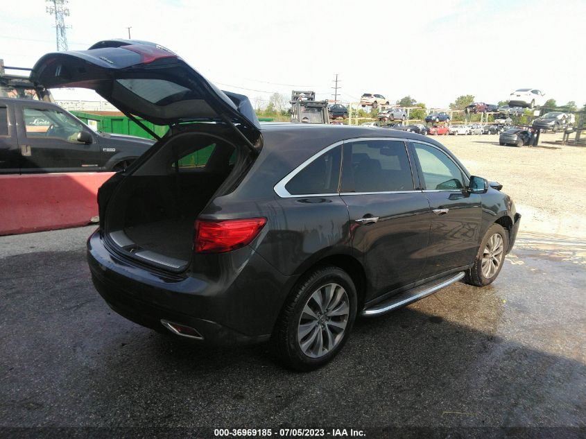 2014 ACURA MDX TECH PKG - 5FRYD4H45EB017924