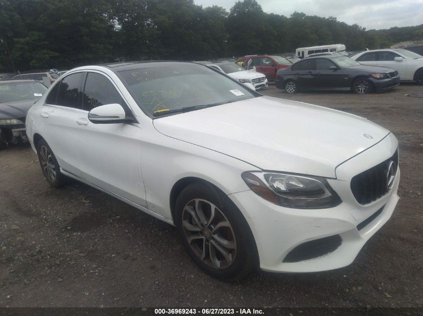 2016 MERCEDES-BENZ C 300 SPORT 4MATIC/LUXURY 4MATIC/4MATIC - WDDWF4KB9GR145953
