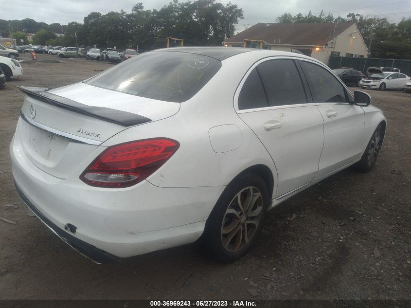 2016 MERCEDES-BENZ C 300 SPORT 4MATIC/LUXURY 4MATIC/4MATIC WDDWF4KB9GR145953