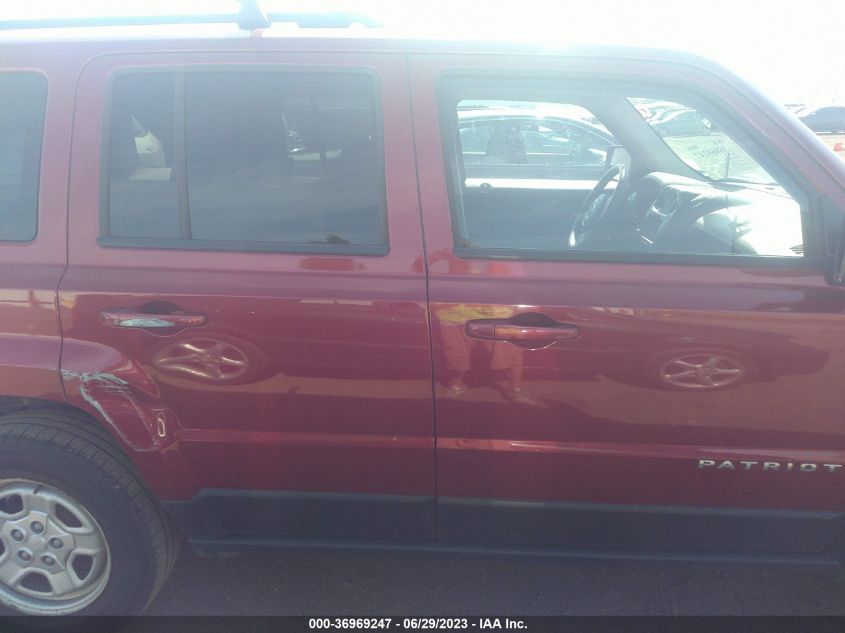 2016 JEEP PATRIOT SPORT - 1C4NJRBB1GD618095
