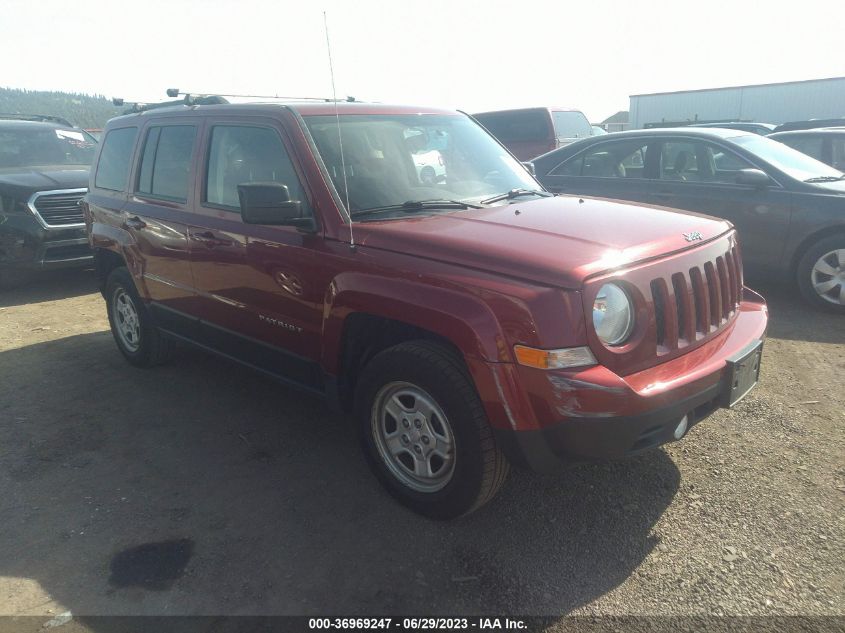 2016 JEEP PATRIOT SPORT - 1C4NJRBB1GD618095