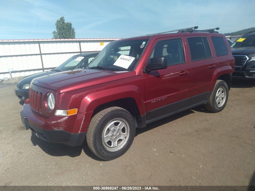 2016 JEEP PATRIOT SPORT - 1C4NJRBB1GD618095
