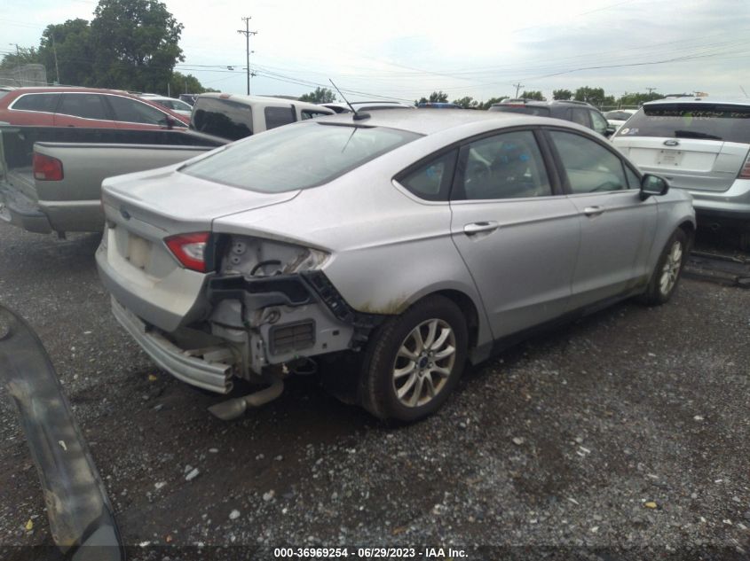 2016 FORD FUSION S - 1FA6P0G76G5120106