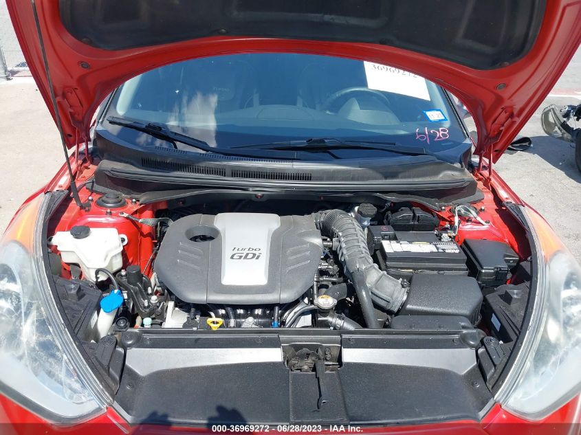 2013 HYUNDAI VELOSTER TURBO - KMHTC6AE3DU140863