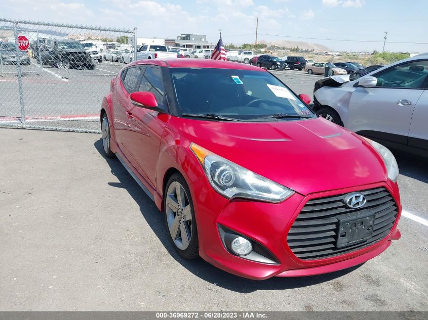 2013 HYUNDAI VELOSTER TURBO - KMHTC6AE3DU140863