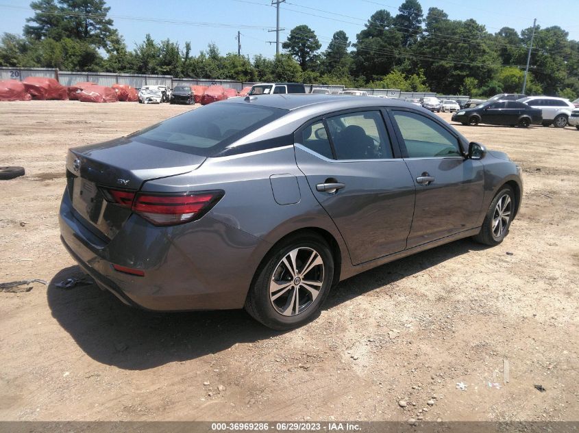 2022 NISSAN SENTRA SV - 3N1AB8CV9NY257212