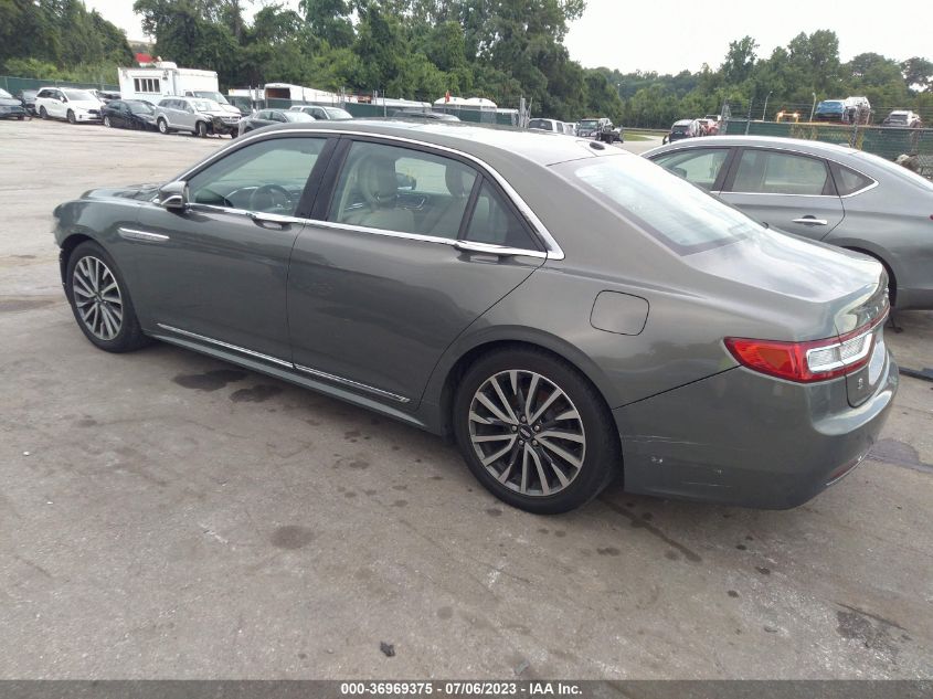 2017 LINCOLN CONTINENTAL SELECT 1LN6L9SK0H5637484