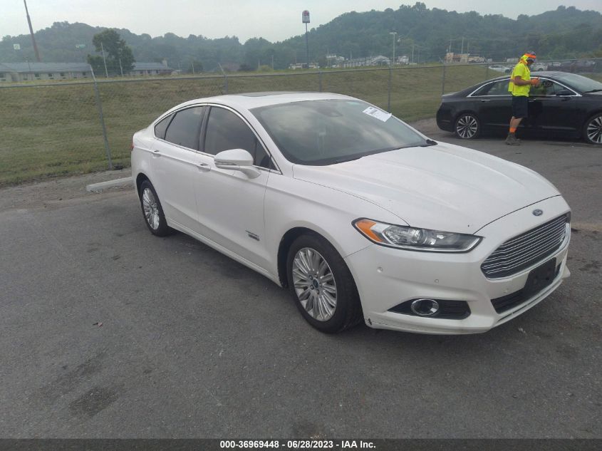 2013 FORD FUSION ENERGI TITANIUM - 3FA6P0SUXDR241923