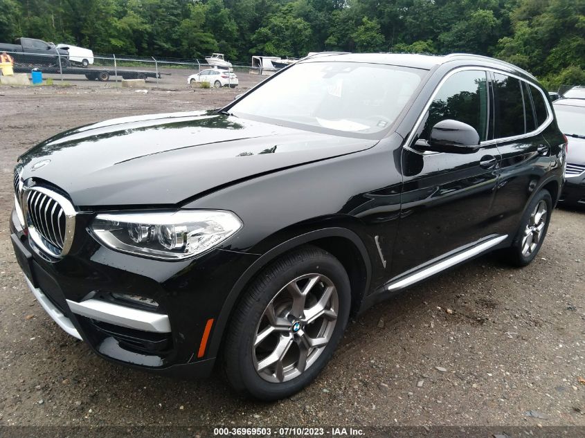 2020 BMW X3 XDRIVE30I - 5UXTY5C07LLT33845