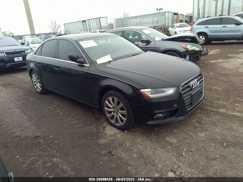 2013 AUDI A4 PREMIUM - WAUAFAFL5DA046768