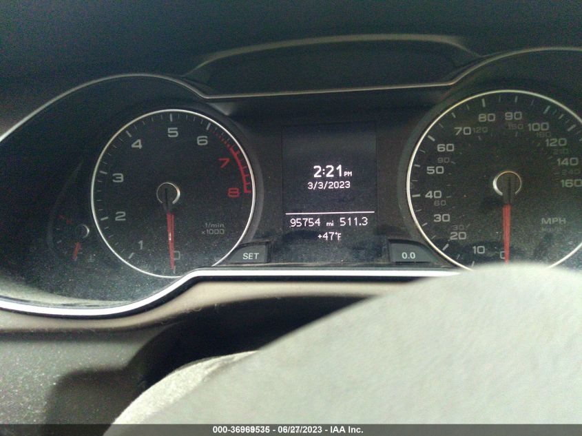 2013 AUDI A4 PREMIUM - WAUAFAFL5DA046768