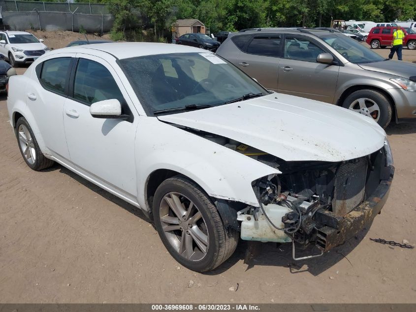 2013 DODGE AVENGER SXT - 1C3CDZCB9DN521332