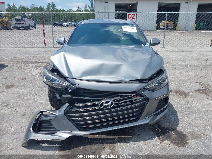 2018 HYUNDAI ELANTRA SPORT - KMHD04LB3JU596247