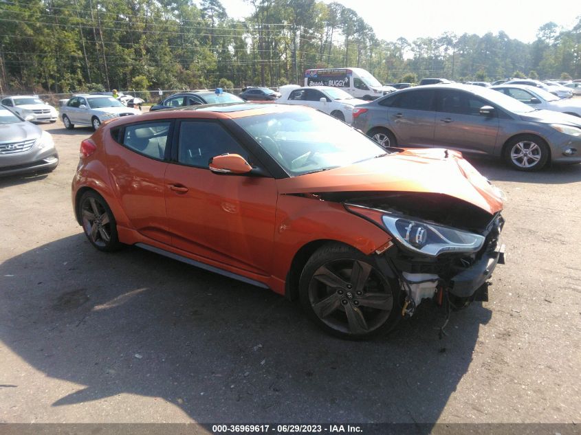 2015 HYUNDAI VELOSTER TURBO - KMHTC6AE4FU238139