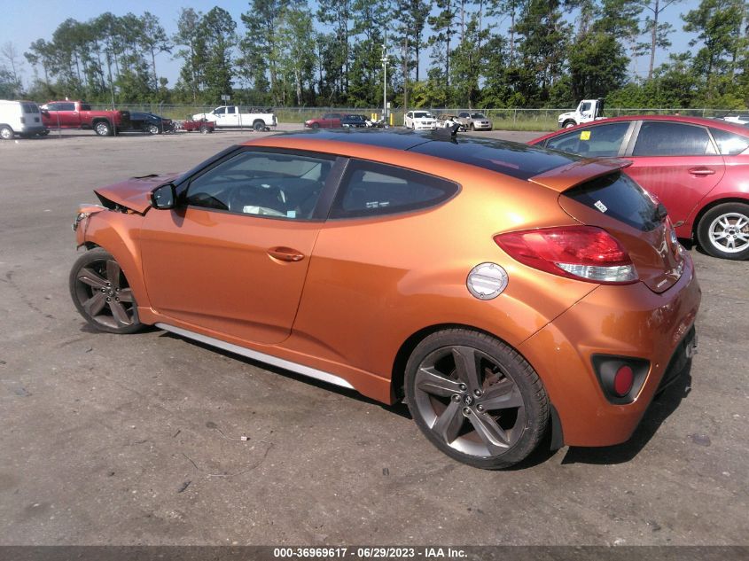 2015 HYUNDAI VELOSTER TURBO - KMHTC6AE4FU238139
