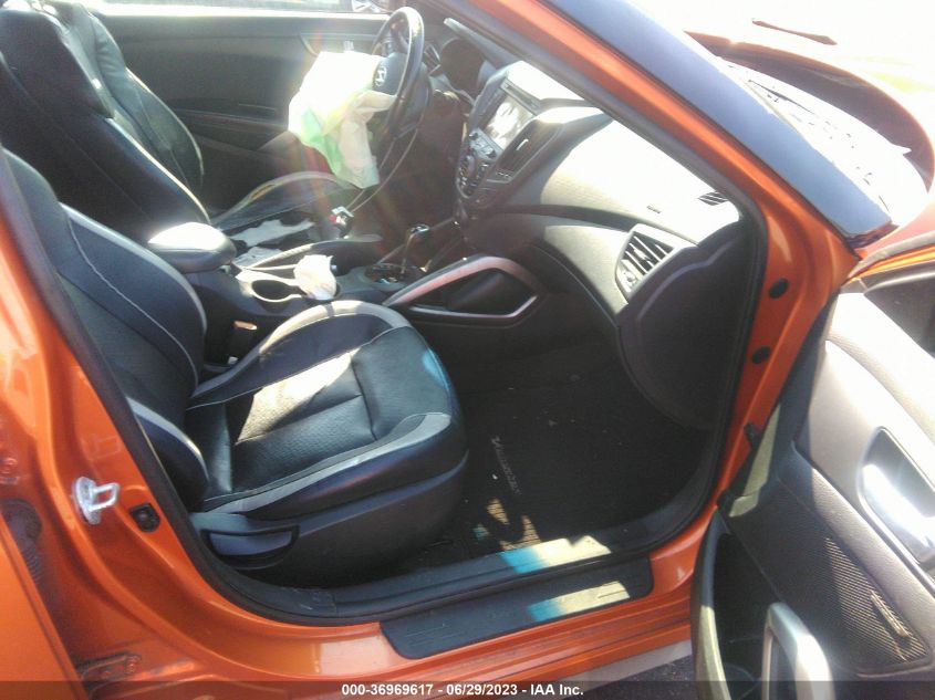 2015 HYUNDAI VELOSTER TURBO - KMHTC6AE4FU238139