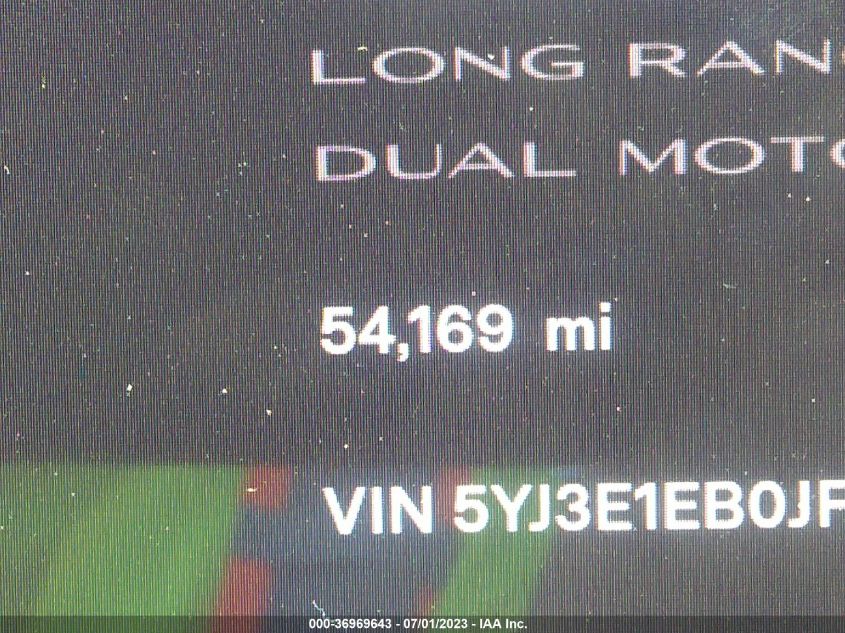 2018 TESLA MODEL 3 LONG RANGE - 5YJ3E1EB0JF089814
