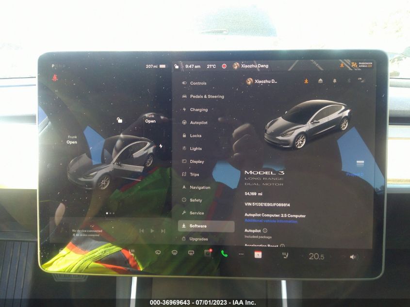 2018 TESLA MODEL 3 LONG RANGE - 5YJ3E1EB0JF089814