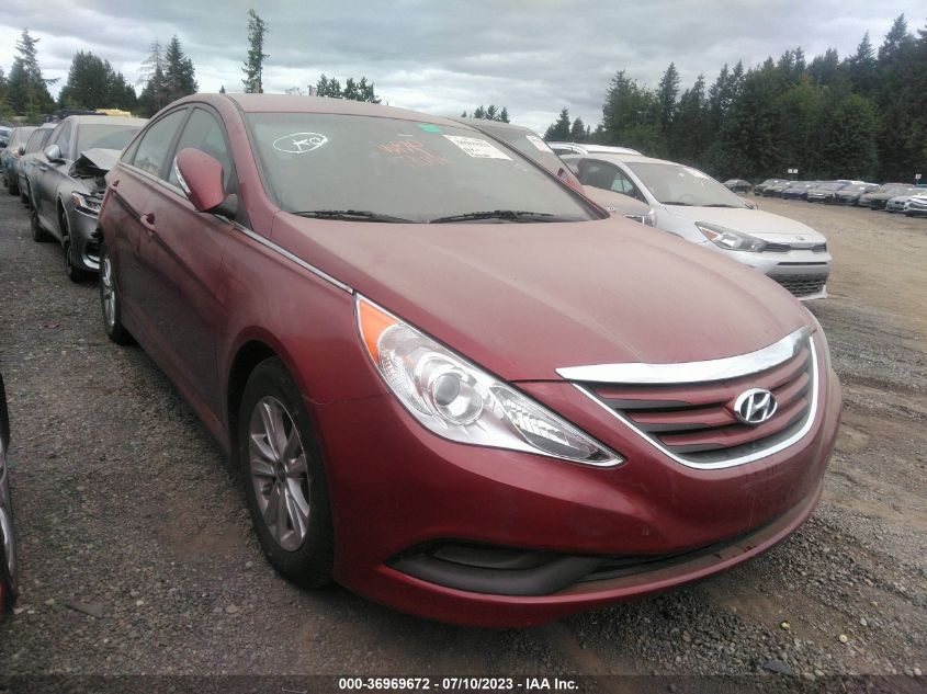 2014 HYUNDAI SONATA GLS - 5NPEB4AC6EH881832