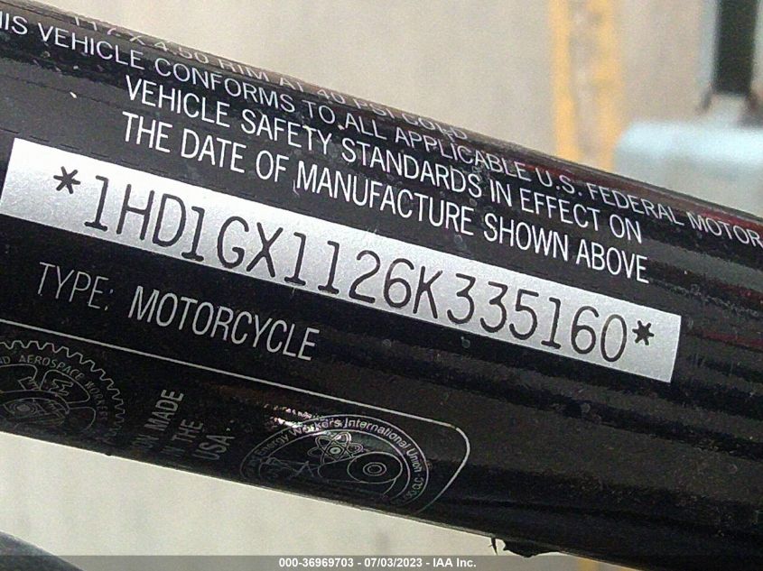 2006 HARLEY-DAVIDSON FXDBI 1HD1GX1126K335160