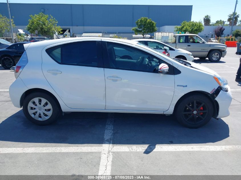 2013 TOYOTA PRIUS C ONE/TWO/THREE/FOUR - JTDKDTB39D1542932