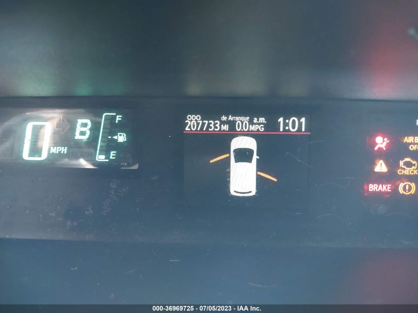 2013 TOYOTA PRIUS C ONE/TWO/THREE/FOUR - JTDKDTB39D1542932