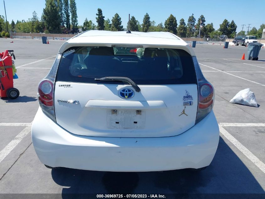 2013 TOYOTA PRIUS C ONE/TWO/THREE/FOUR - JTDKDTB39D1542932