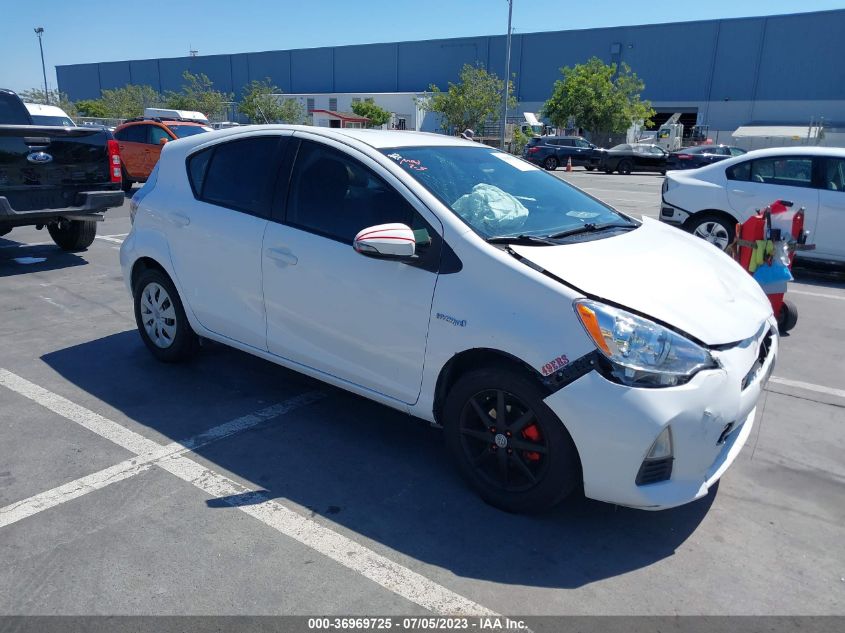 2013 TOYOTA PRIUS C ONE/TWO/THREE/FOUR - JTDKDTB39D1542932
