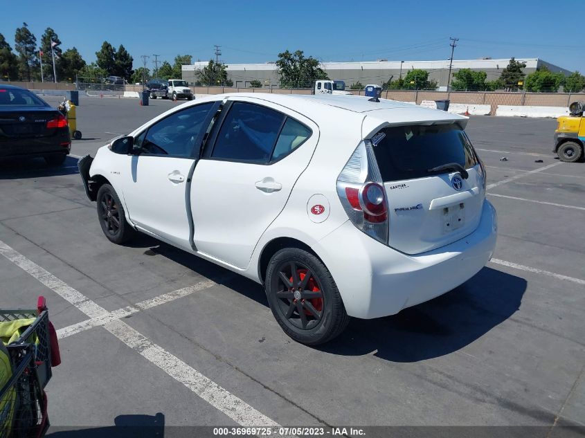 2013 TOYOTA PRIUS C ONE/TWO/THREE/FOUR - JTDKDTB39D1542932