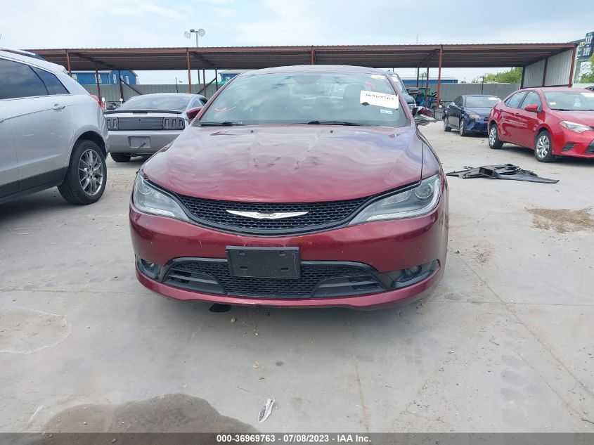 2016 CHRYSLER 200 S - 1C3CCCBG3GN133983
