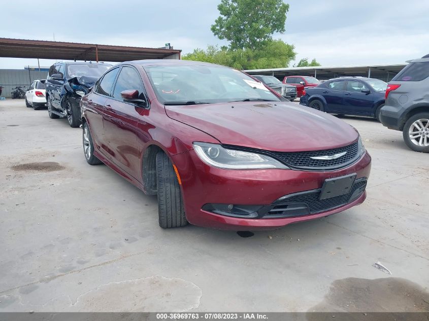 2016 CHRYSLER 200 S - 1C3CCCBG3GN133983