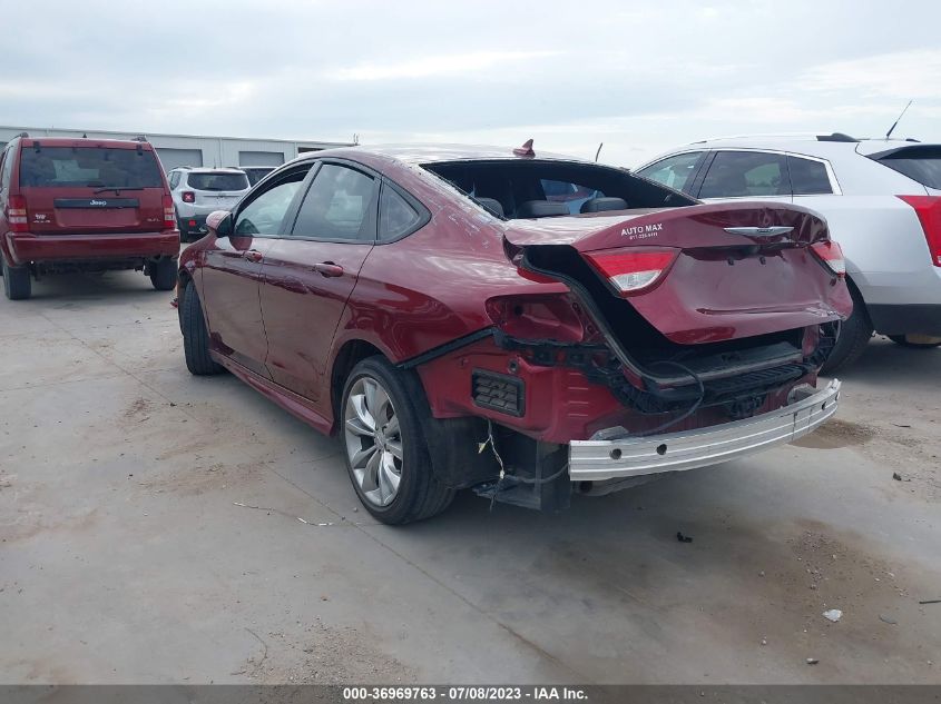 2016 CHRYSLER 200 S - 1C3CCCBG3GN133983