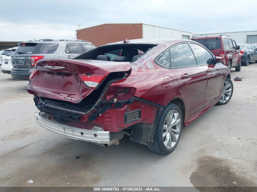 2016 CHRYSLER 200 S - 1C3CCCBG3GN133983