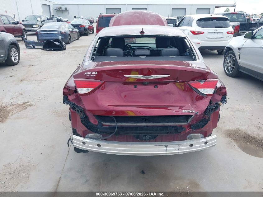 2016 CHRYSLER 200 S - 1C3CCCBG3GN133983