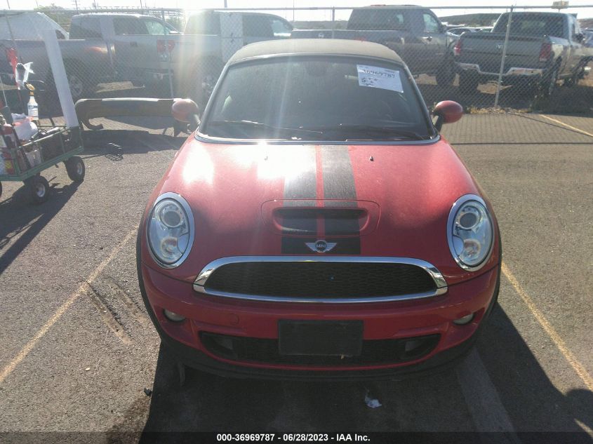 2014 MINI COOPER ROADSTER S WMWSY3C59ET595251