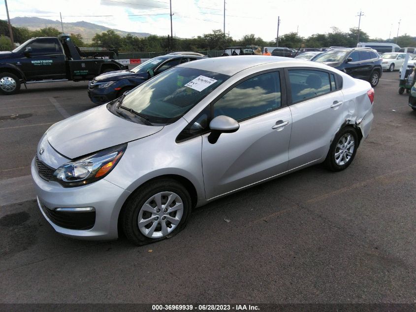 2016 KIA RIO LX - KNADM4A39G6591598