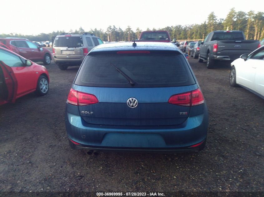 2015 VOLKSWAGEN GOLF TSI SE - 3VW217AU8FM035193