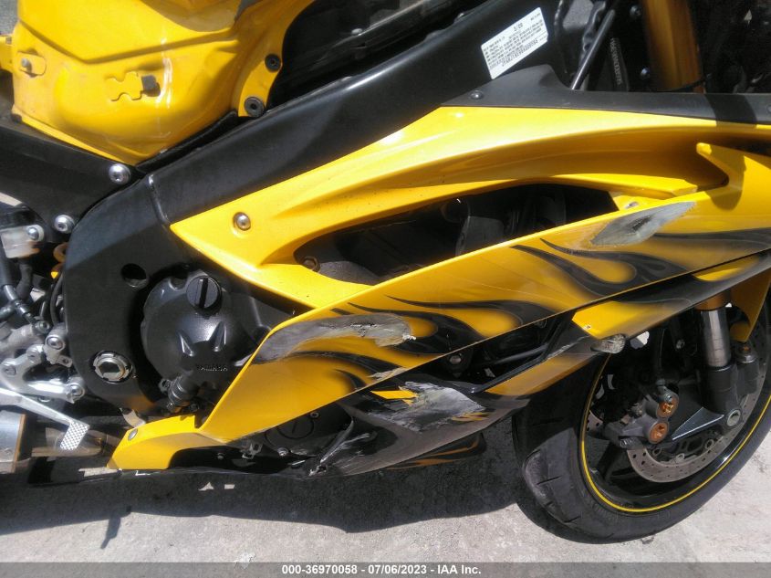 2008 YAMAHA YZFR6 JYARJ16E98A008595