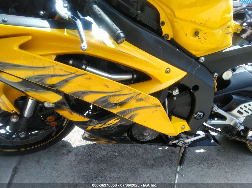 2008 YAMAHA YZFR6 JYARJ16E98A008595