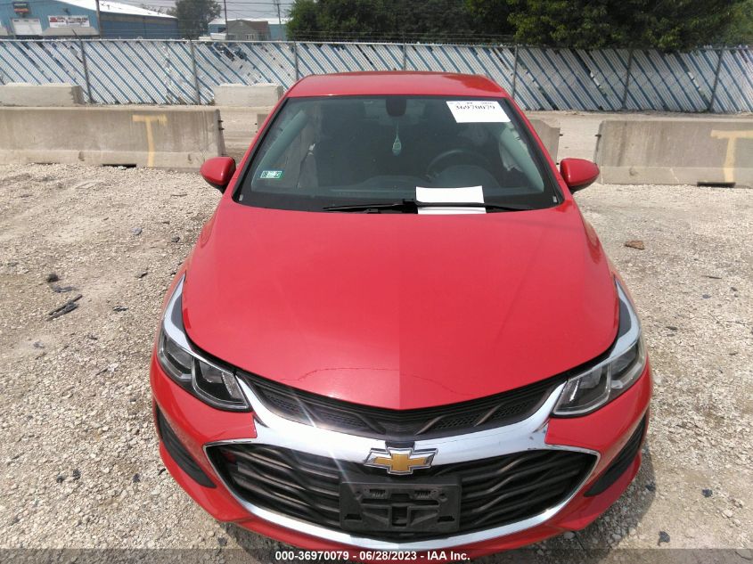 2019 CHEVROLET CRUZE - 1G1BJ5SM5K7106000