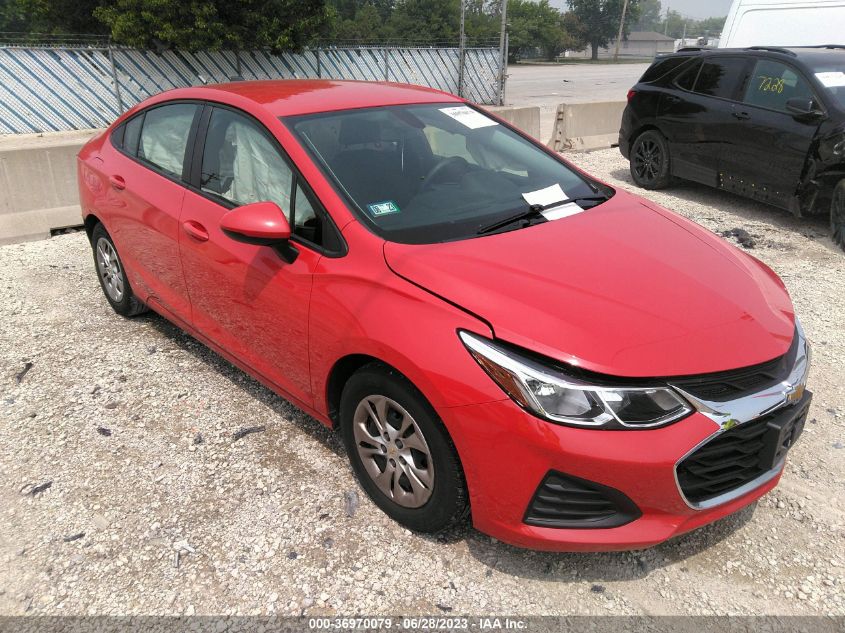 2019 CHEVROLET CRUZE - 1G1BJ5SM5K7106000