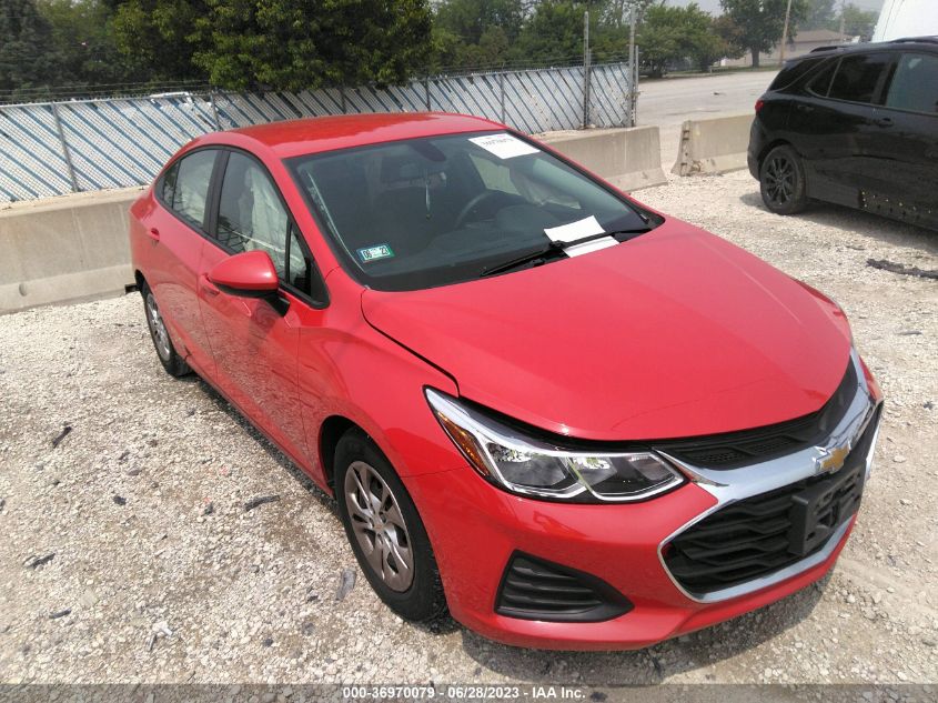 2019 CHEVROLET CRUZE - 1G1BJ5SM5K7106000
