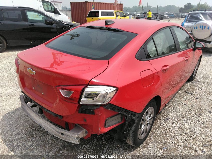 2019 CHEVROLET CRUZE - 1G1BJ5SM5K7106000