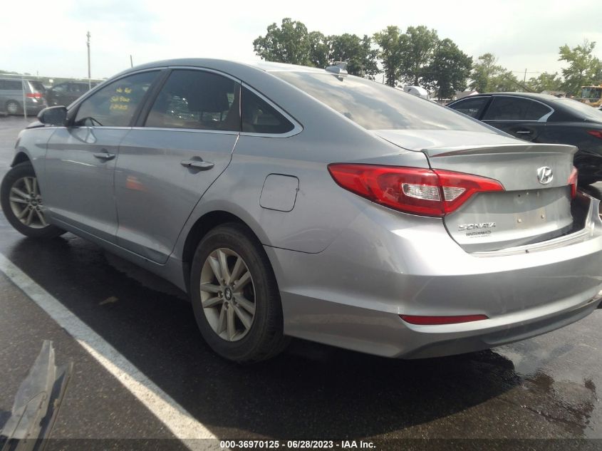 2015 HYUNDAI SONATA 2.4L SE - 5NPE24AF5FH005717